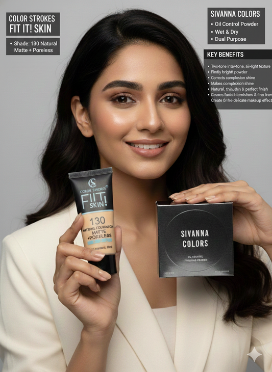 2in 1 FIIT Skin Foundation and Sivanaa Colors Compact