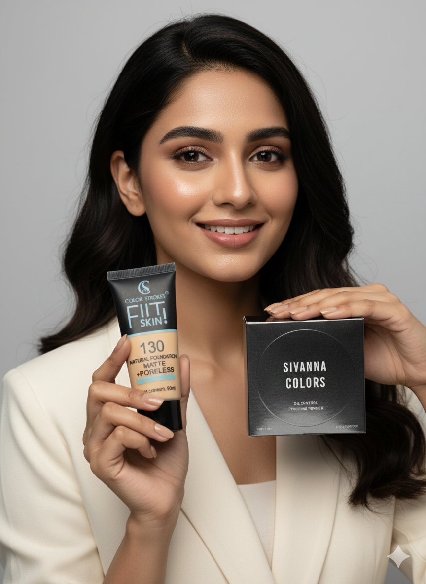 2in 1 FIIT Skin Foundation and Sivanaa Colors Compact