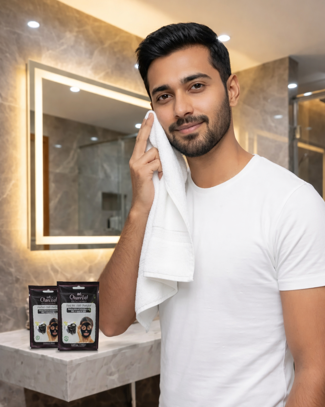 Charcoal Peel Off Mask for Men & Women | Removes Blackheads and Whiteheads | Deep Skin Purifying Cleansing