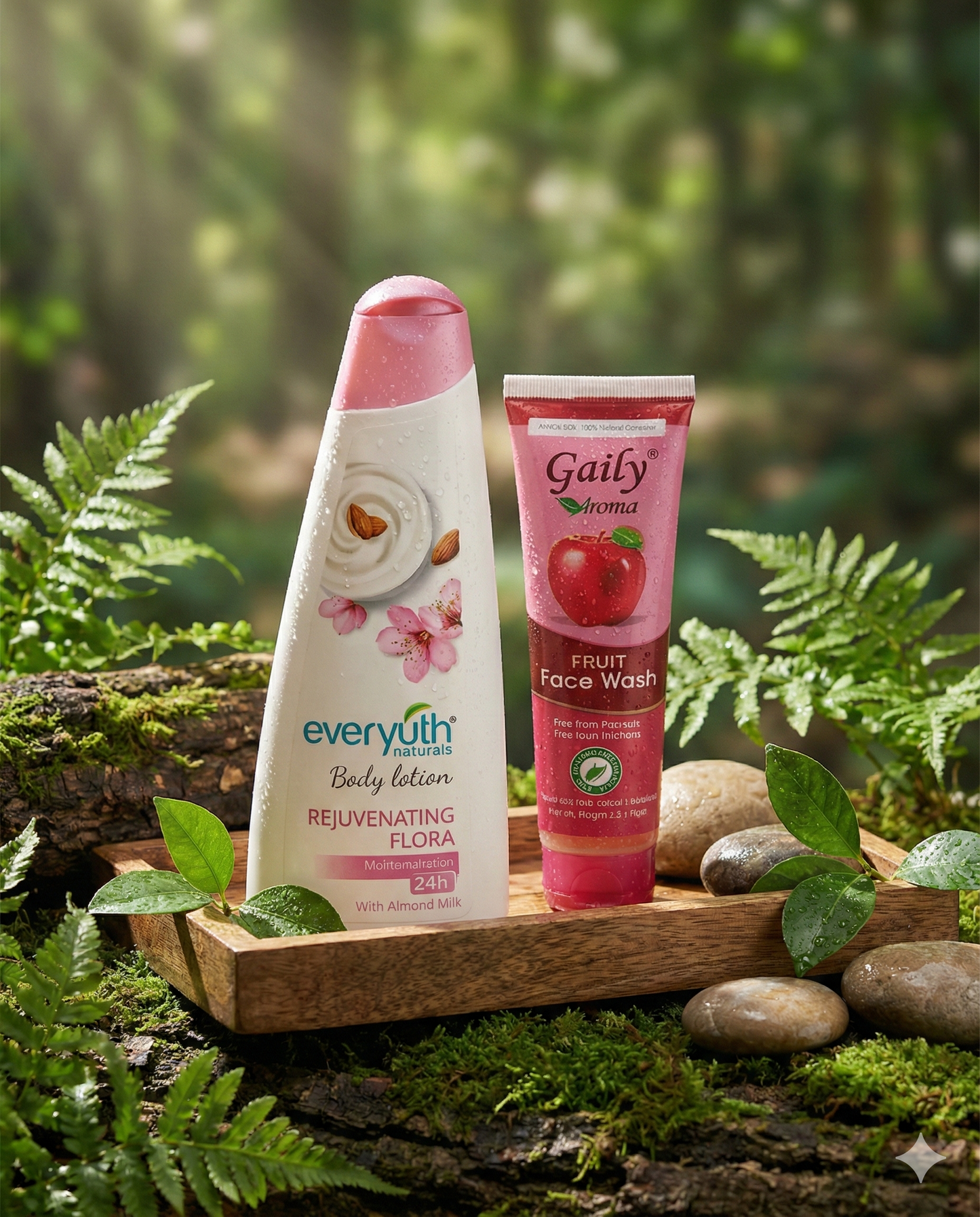 Now or Never Deal – Pack of 2 at Just ₹59 - Everyuth Rejuvenating Flora Body Lotion + Gaily Fruit Face Wash