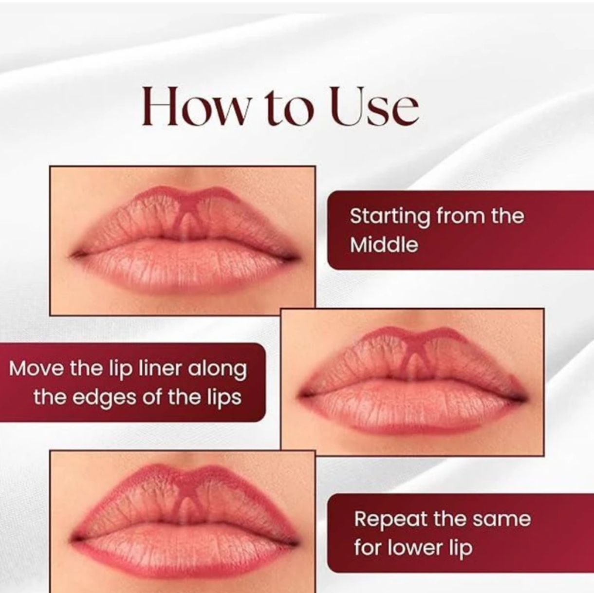 M.N(menow) pack of 12 multicolour Lip Pencil Set for Women and girls waterproof long lasting 24Hr