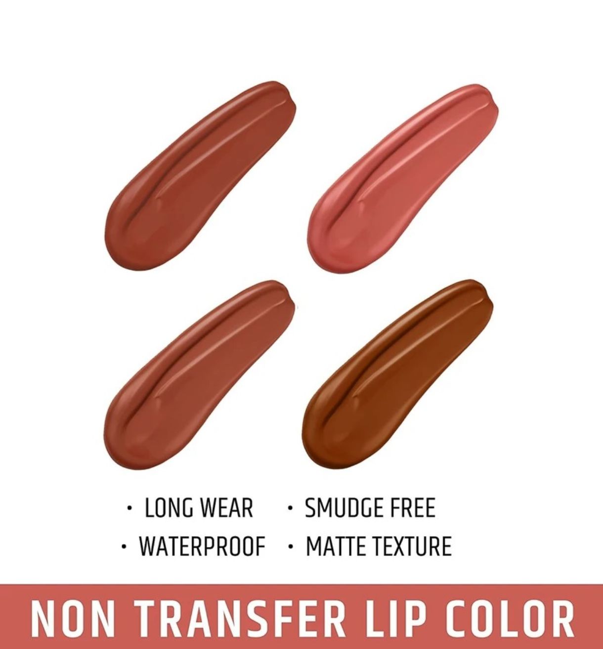 Huda Crush Professional Colour Sensational Liquid Lipstick Combo Pack Set of 4,super Matt Finish(Nude Edition)