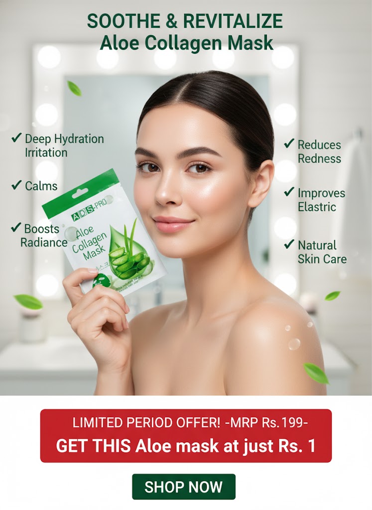 Aleo Collagen Mask for Soothing and relief the skin