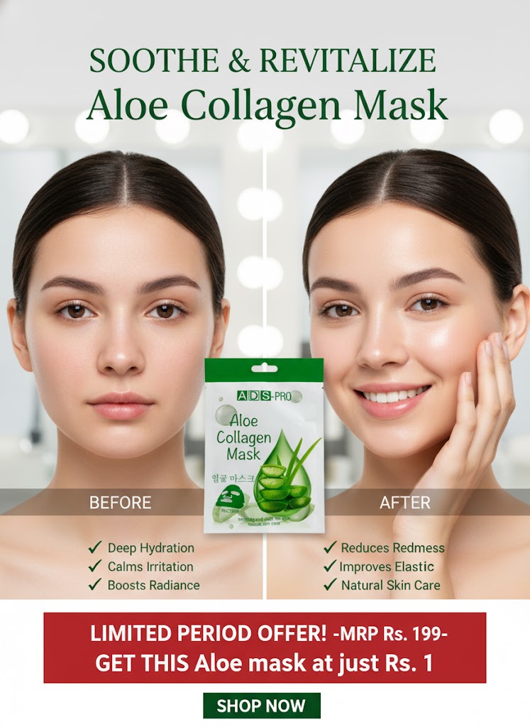 Aleo Collagen Mask for Soothing and relief the skin