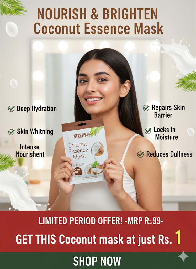 Coconut Essence Mask for Whitening & hydrating Repair Skin