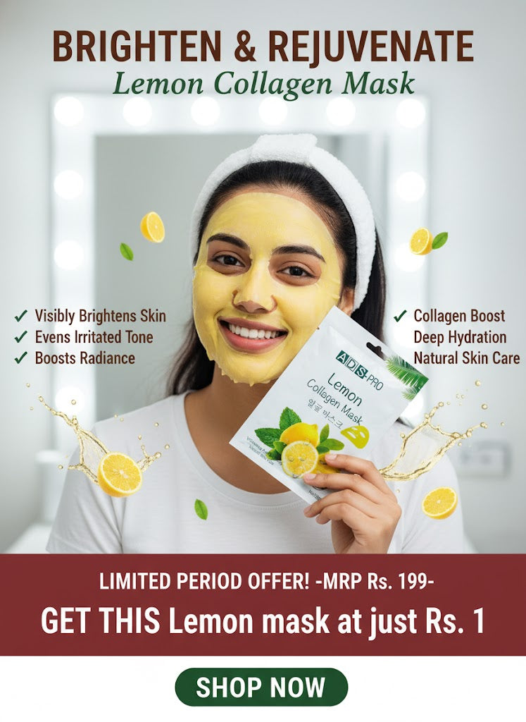 Lemon Collagen Mask for Whitening and Brightening Natural Skin