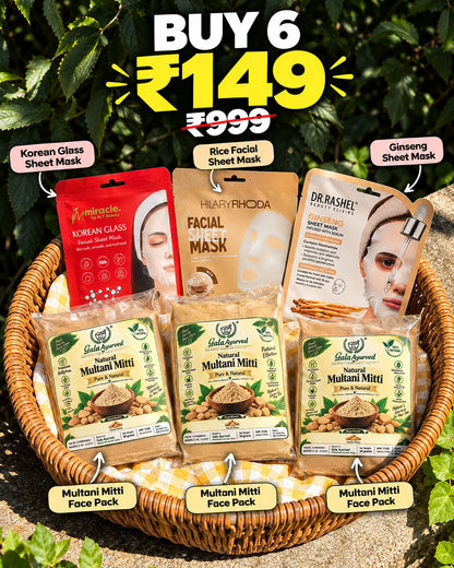 Buy 6 Skincare Essentials at Just ₹149   | Save ₹850