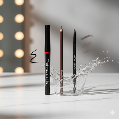 2in1 -36hrs Huda Queen Eyeliner and Hilary Roda Eyebrow Pencil