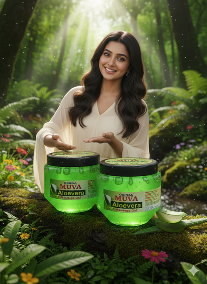 Aloevera Face Beauty Gel - Pack of 2 For Face & Hair | Hydrating, Moisturizing, Soothing Skin | Multipurpose Gel