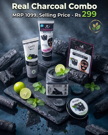 Summer Charcoal Skin Care Combo (4-in-1 Detox Kit) At Rs 299