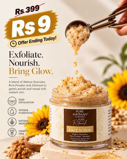 PURE AATMAN Pure Essence Micro-Exfoliator Face Scrub @Rs9
