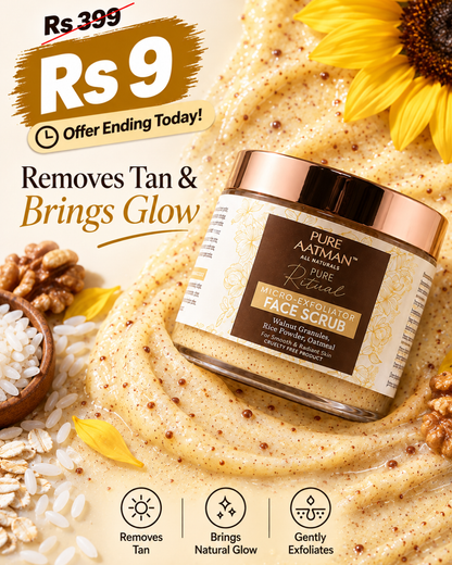 PURE AATMAN Pure Essence Micro-Exfoliator Face Scrub @Rs9