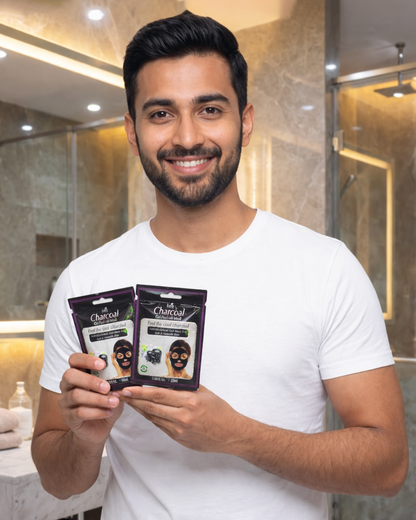 Charcoal Peel Off Mask for Men & Women | Removes Blackheads and Whiteheads | Deep Skin Purifying Cleansing