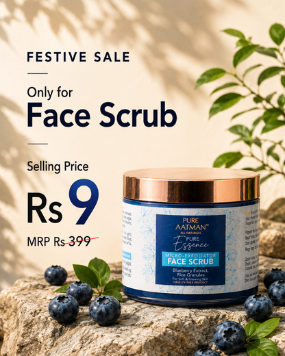 PURE AATMAN Pure Essence Micro-Exfoliator Face Scrub @Rs9