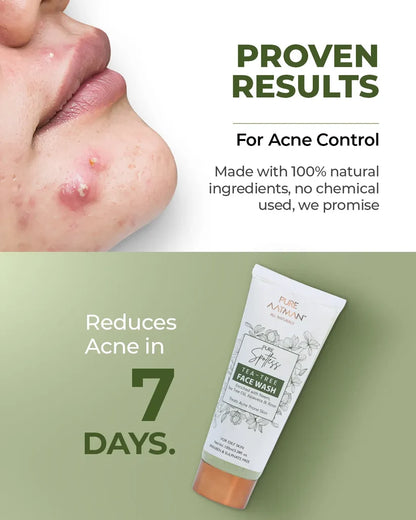 Pure Spotless Tea Tree Face Wash For Oily & Acne-Prone Skin