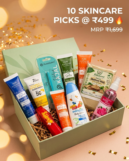 The Complete 10-Piece Skincare & Beauty Bundle