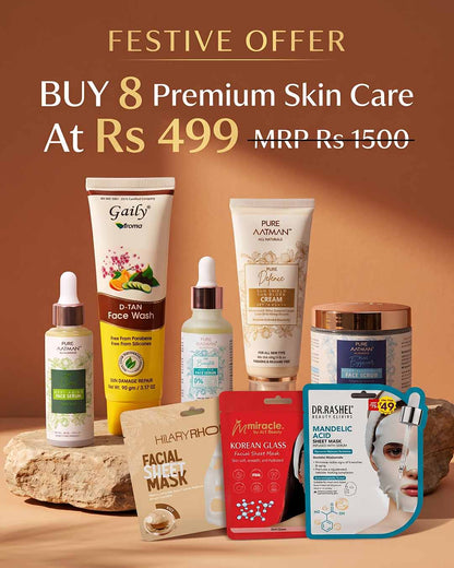 8-Piece Premium Skincare Festive Bundle @499  -FESTIVE SALE