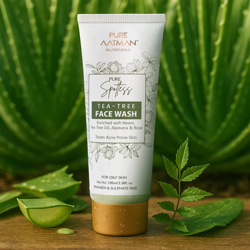 Pure Spotless Tea Tree Face Wash For Oily & Acne-Prone Skin