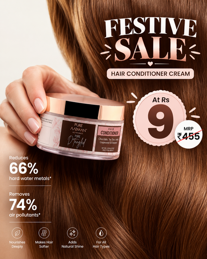 Professional Conditioner & Mask for Salon Smooth Straight Hair | Control Frizzy Hair With Chocolate,Banana & Amla | 200ml