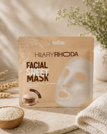6-Piece Brightening & Glow Skincare Combo | Face Wash + 5 Sheet Masks