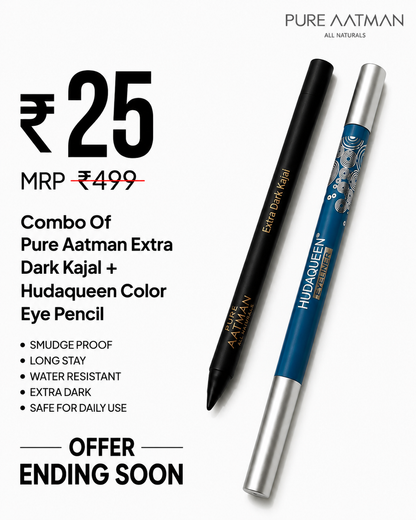 Pure Aatman & Hudaqueen Eye Makeup Combo | Smudge-Proof & Long-Lasting