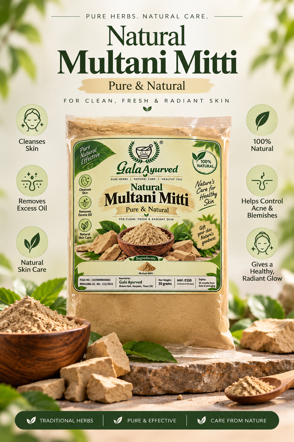 Festive Ayurveda Skincare Combo – Buy 5 Premium Skincare Products at Just ₹299 | Natural Glow, Cleansing & Hydration