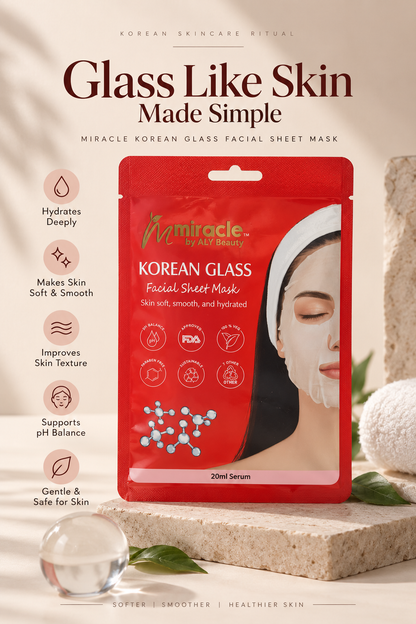 Korean Sheet Mask + Multani Mitti Face Pack Powder