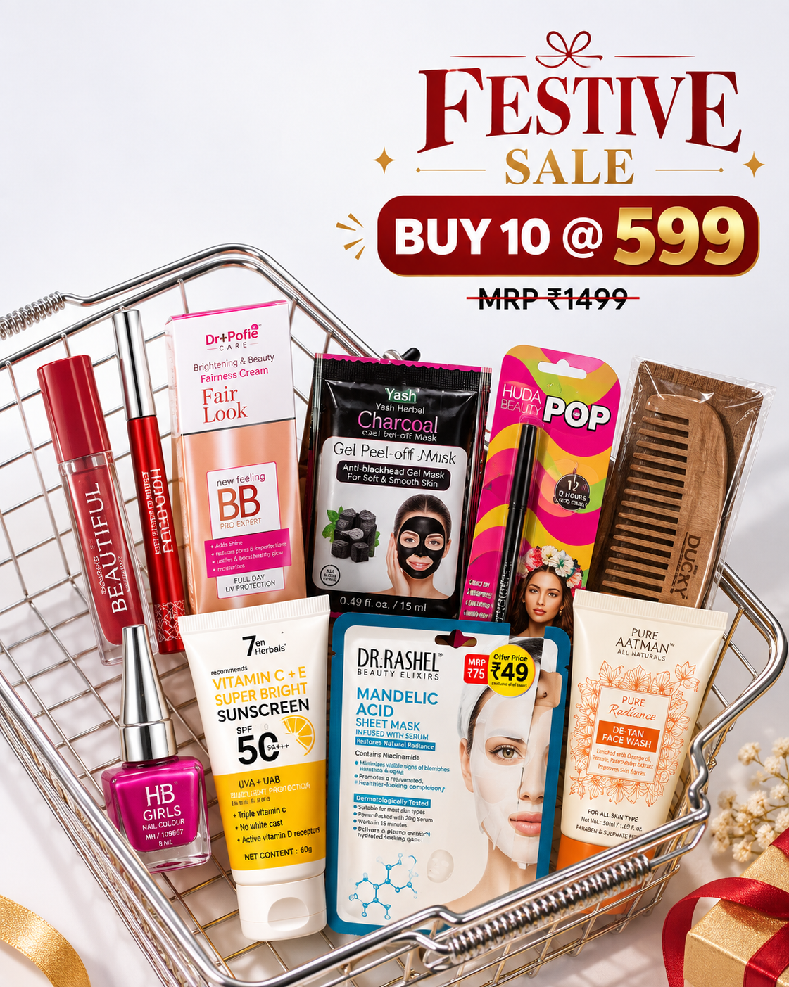 FESTIVE BEAUTY COMBO — BUY 10 @ ₹599