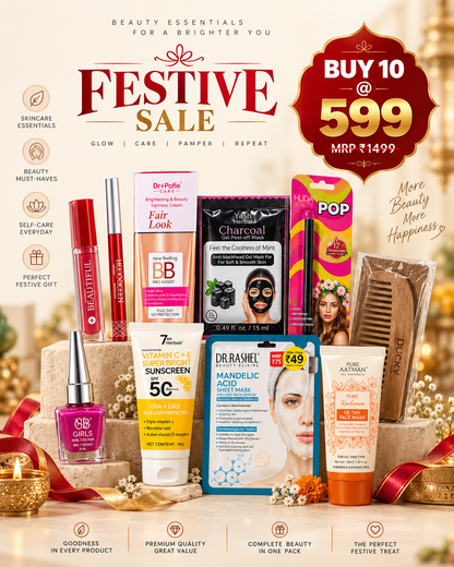 FESTIVE BEAUTY COMBO — BUY 10 @ ₹599