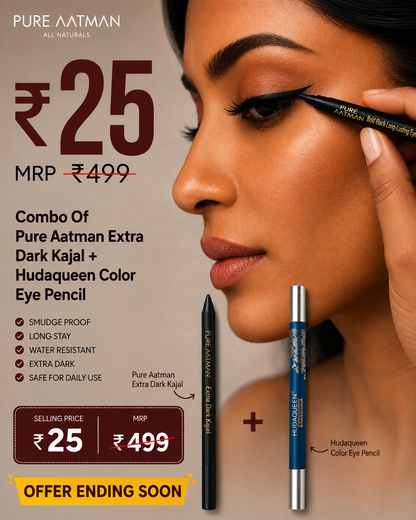 Pure Aatman & Hudaqueen Eye Makeup Combo | Smudge-Proof & Long-Lasting