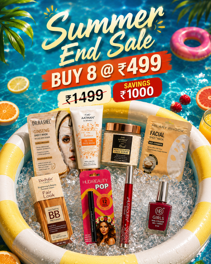 UNIQUE COMBO:- Beauty Essentials Bundle – Buy 8 @ ₹499