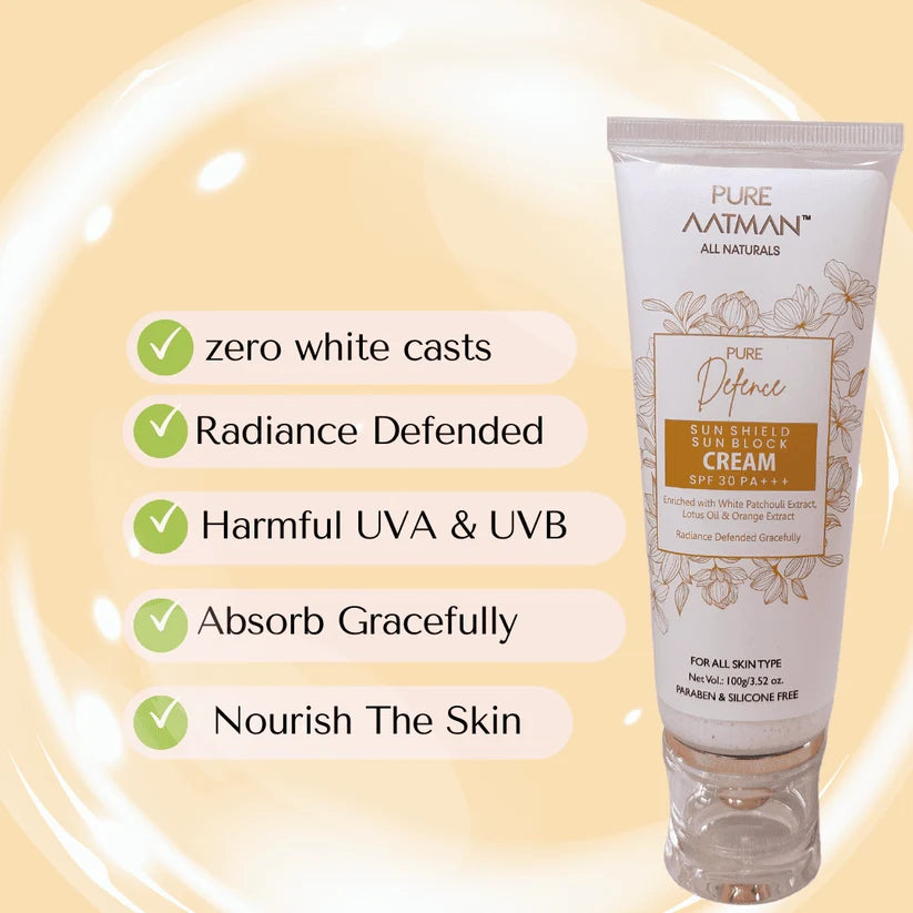 Pure Defence Sun Shield Sun Block Cream SPF 30 PA+++