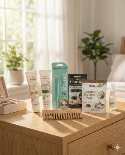 Pack of 7 Worth Rs 899 - Natural Daily Skin Care Essential – Gentle Exfoliation, Deep Protection & Natural Glow