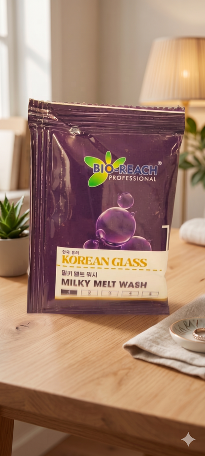 Korean Glass Skin Facial Kit (5-Step Complete Facial)  Get Salon-Like Glow at Home – In Just 5 Easy Steps