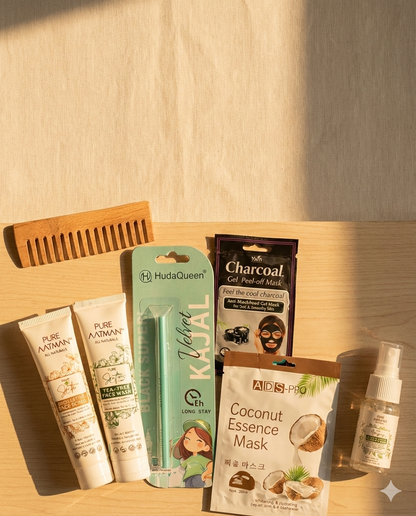 Pack of 7 Worth Rs 899 - Natural Daily Skin Care Essential – Gentle Exfoliation, Deep Protection & Natural Glow