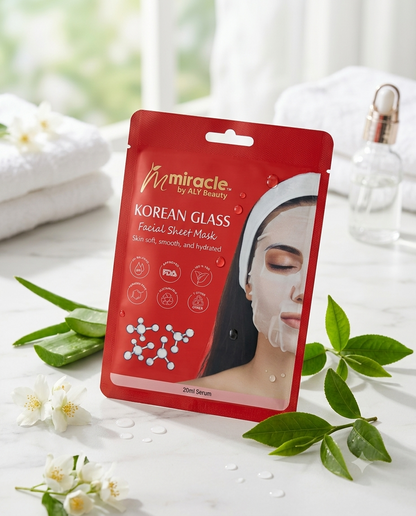 6-Piece Brightening & Glow Skincare Combo | Face Wash + 5 Sheet Masks