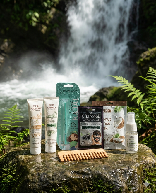 Pack of 7 Worth Rs 899 - Natural Daily Skin Care Essential – Gentle Exfoliation, Deep Protection & Natural Glow