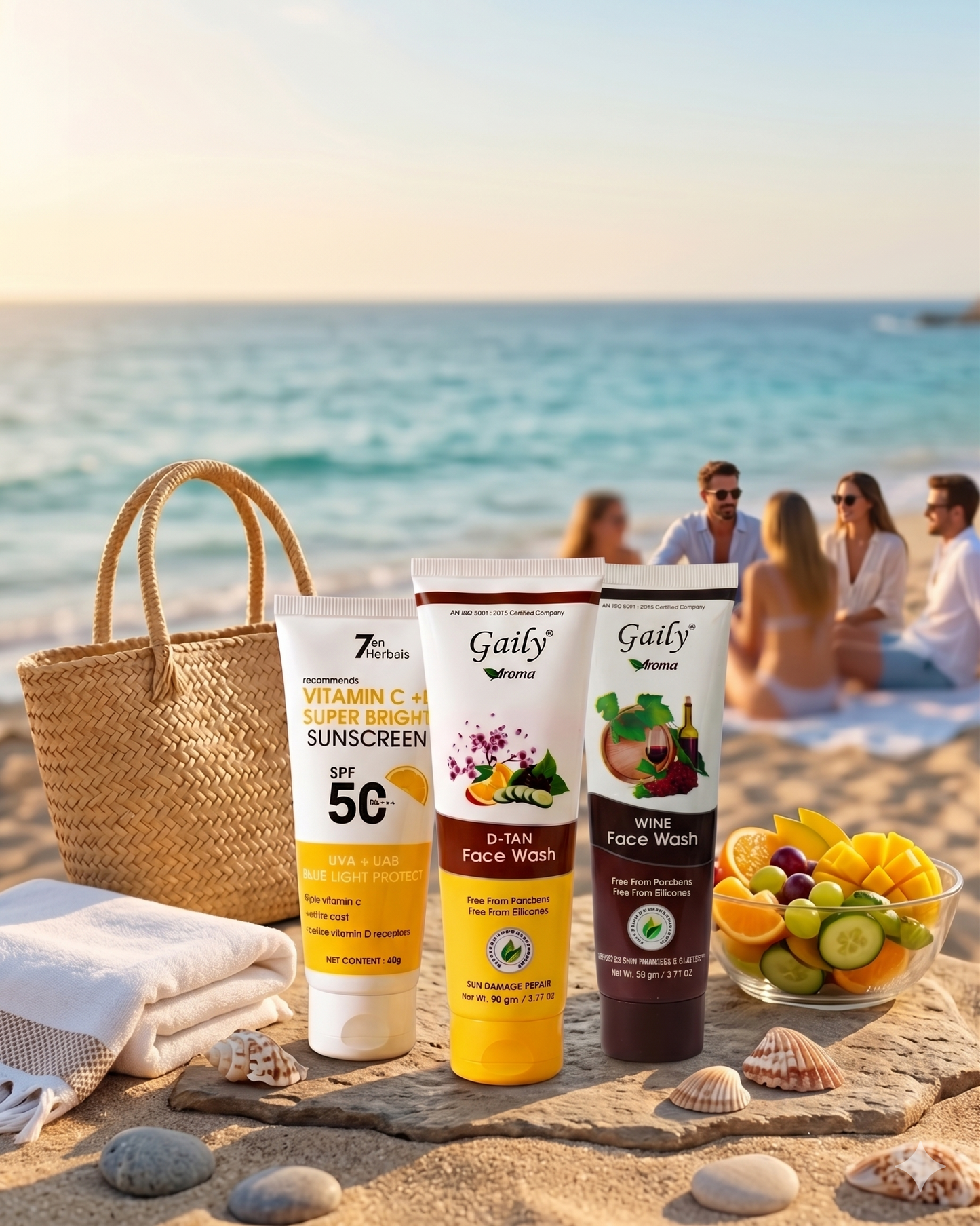 @149 Complete Summer Essentials Kit – Sunscreen, D-Tan & Wine Face Wash
