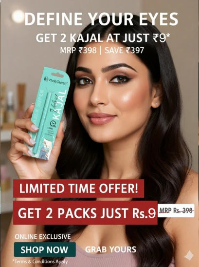 Huda Queen Velvet Kajal  24 hrs Long Stay(2 Packs of Kajal)