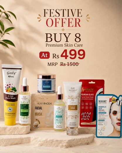 8-Piece Premium Skincare Festive Bundle @499  -FESTIVE SALE