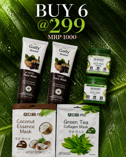 6-Piece Skincare Combo – Only ₹299