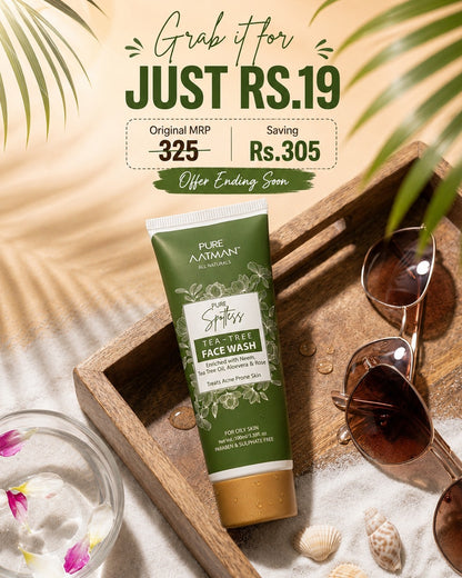 Pure Spotless Tea Tree Face Wash For Oily & Acne-Prone Skin
