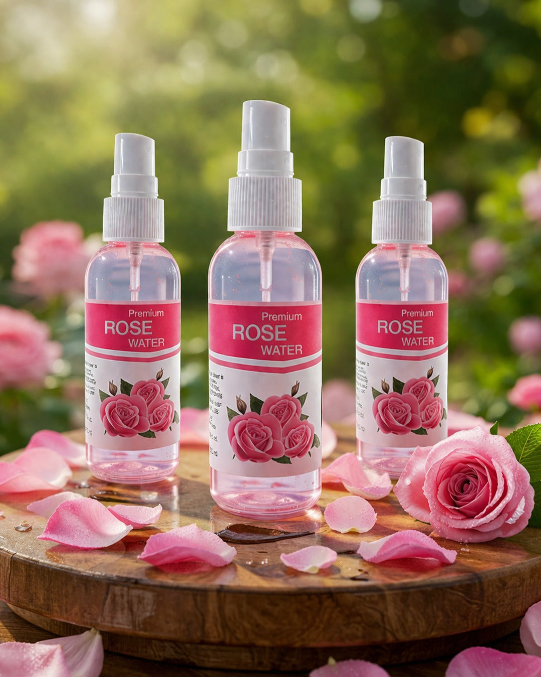 Premium Rose Water Spray – Pack of 3 | Hydrating Face Mist for Glowing Skin @59