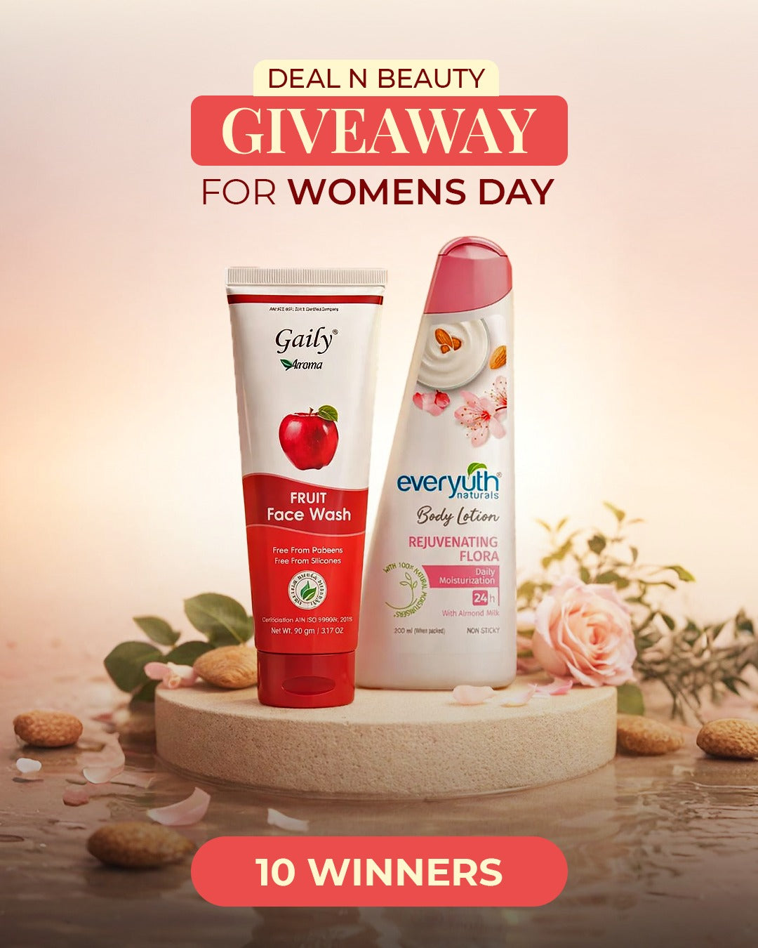 Giveaway Winner Free Product (Simply add this in your cart)