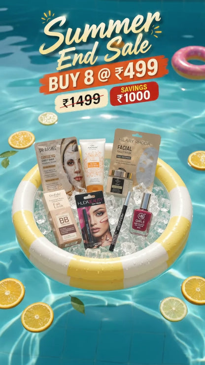 UNIQUE COMBO:- Beauty Essentials Bundle – Buy 8 @ ₹499