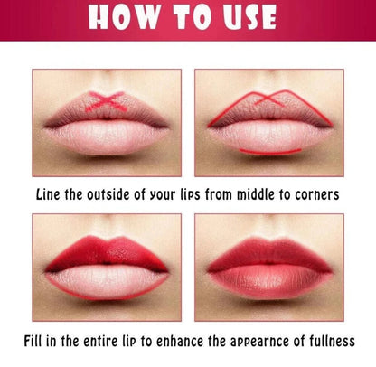 Huda Crush Smoothing Hot Super Mat Lip liner Set of 12 - MultiColour