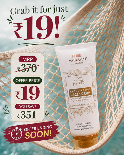 Pure Gentle Exfoliating Face Scrub Gentle Exfoliation for Smooth, Brighter-Looking Skin